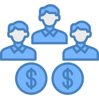 iş insanları vektör simgesi illüstrasyonu