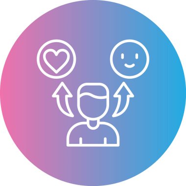 İnsan simgesinin vektör illüstrasyonu