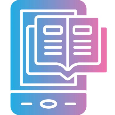 Kitap. Web simgesi basit illüstrasyon