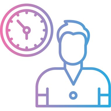 Doktor. Web simgesi basit illüstrasyon