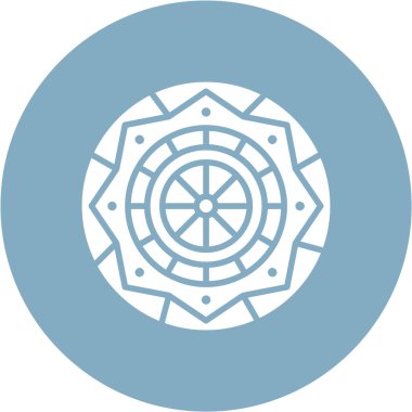 Pusulanın vektör illüstrasyonu