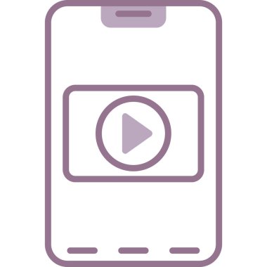 Vektör akıllı telefon simgesi illüstrasyonu