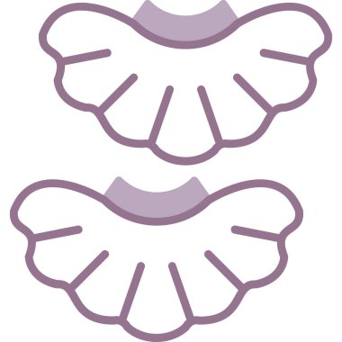 Şeker Web simgesi, basit vektör illüstrasyonu