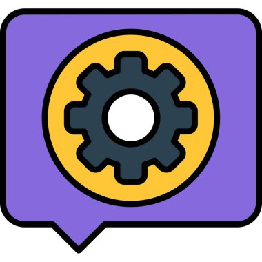 Teçhizat Web simgesi basit illüstrasyon