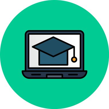 Bilgisayar. Web simgesi basit illüstrasyon