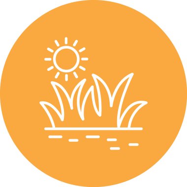 güzel güneş vektör simgesi