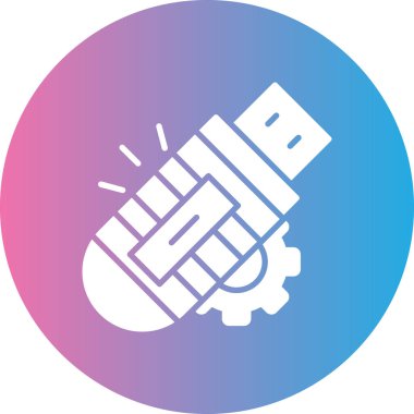 Robot simgesinin vektör illüstrasyonu