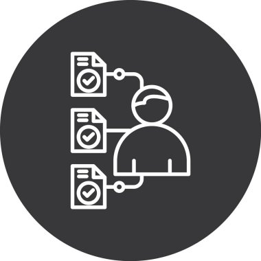 seo modern simgesinin vektör illüstrasyonu