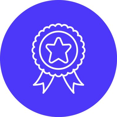 Yıldız simgesinin vektör illüstrasyonu