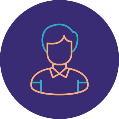 Vektör Avatar Simgesi illüstrasyonu