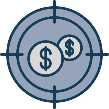 Dolar vektör simgesi düzenlenebilir