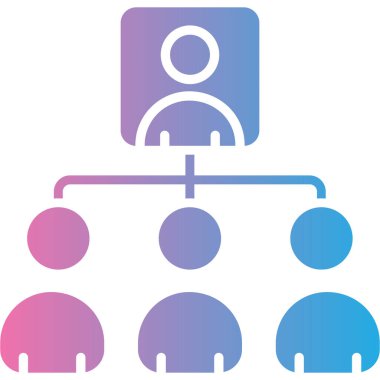 İş insanları simgesinin vektör illüstrasyonu