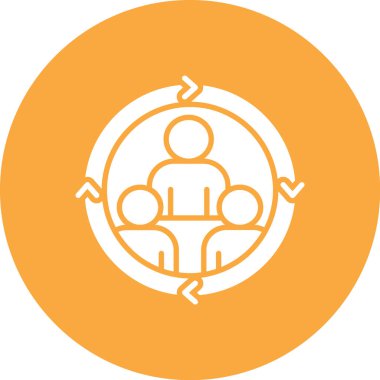 insanlar simge vektör illüstrasyonu