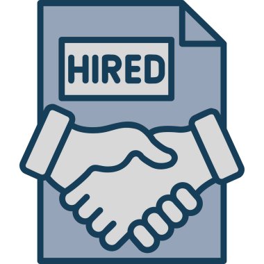 Modern simgenin vektör illüstrasyonu