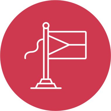 Modern simgenin vektör illüstrasyonu