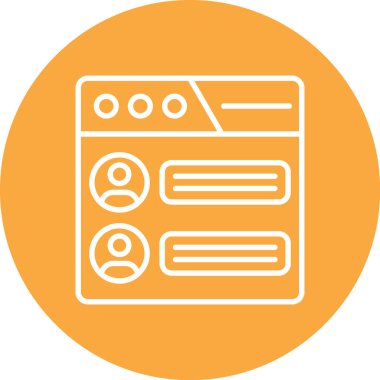 seo modern simgesinin vektör illüstrasyonu