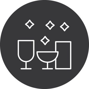 Modern simgenin vektör illüstrasyonu