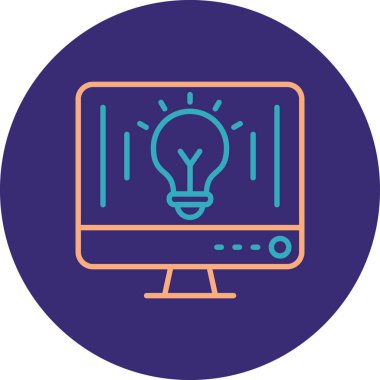 seo modern simgesinin vektör illüstrasyonu