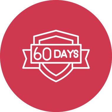 Simge, vektör, illüstrasyon için 65 gün