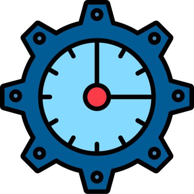 Teçhizat Web simgesi basit illüstrasyon