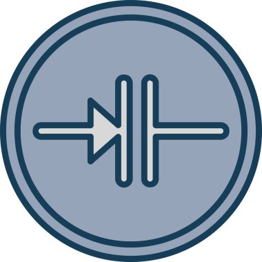 Müzik simgesinin vektör illüstrasyonu