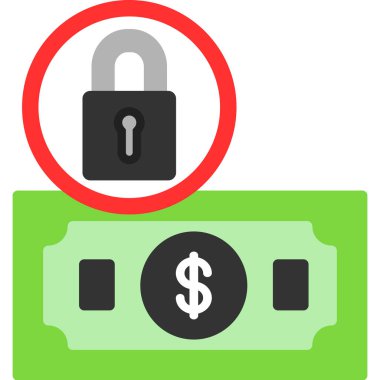 Dolar vektör simgesi tasarımı