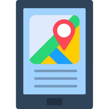 konum navigasyon pin simgesi