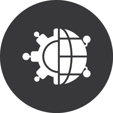 Küresel bağlantının vektör çizimi