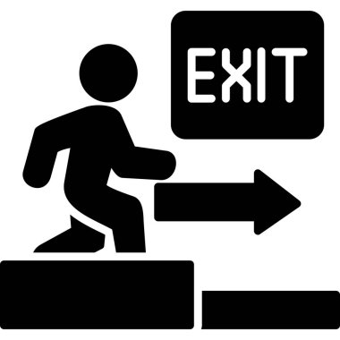 çıkış simgesi çizimi