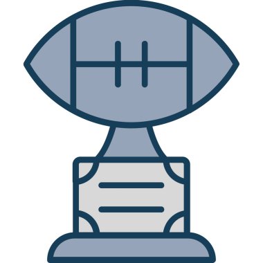 Ragbi. Web simgesi basit illüstrasyon