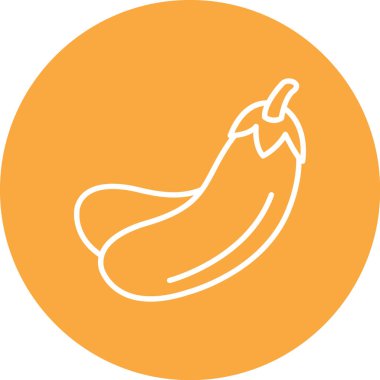 Muz simgesinin vektör illüstrasyonu