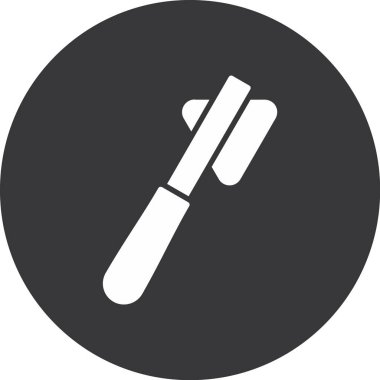 Modern b 'nin vektör illüstrasyonunda termometrenin eksik simgesi