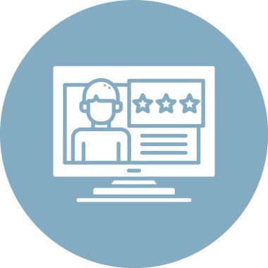 vektör müşteri simgesi çizimi