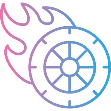 Simge vektör resimlemesini ateşle