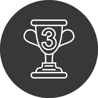 ödül simgesi modada izole edilmiş arkaplan