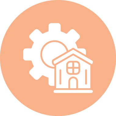 Teçhizat Web simgesi basit illüstrasyon