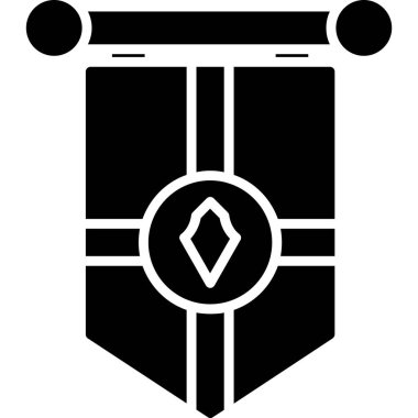 kalkan vektör simgesi modern basit illüstrasyon