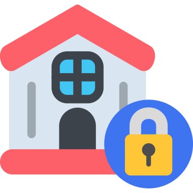 ev kilidi güvenlik simgesi