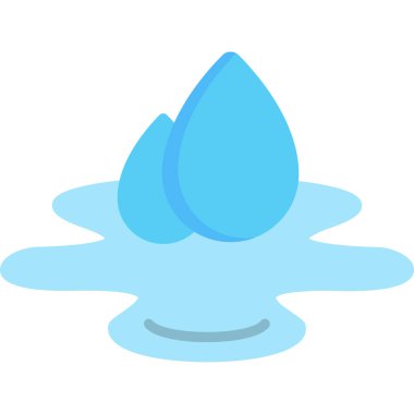 Su, Her Kullanım İçin Basit Vektör Simgesi