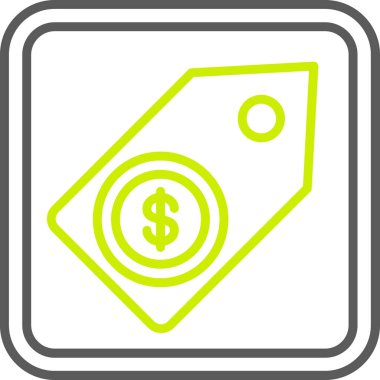 para vektörü simgesi yuvarlak çerçevede