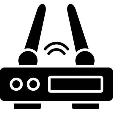 radyo simgesi vektör illüstrasyonu