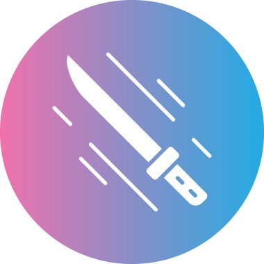 Bıçak. Web simgesi basit illüstrasyon