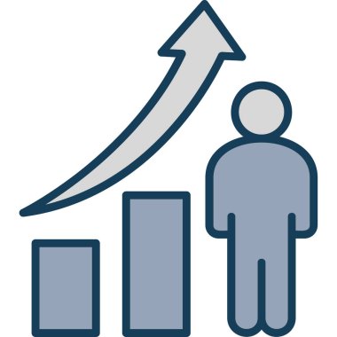 grafik ikonu vektör illüstrasyonu