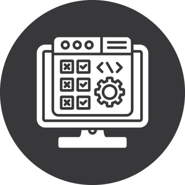 seo modern simgesinin vektör illüstrasyonu