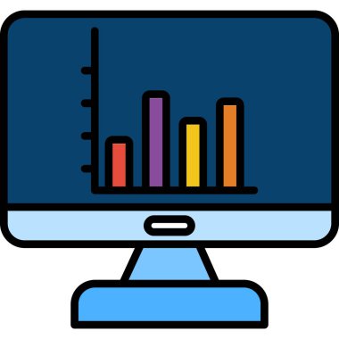 bilgisayar ekranı grafik simgesi