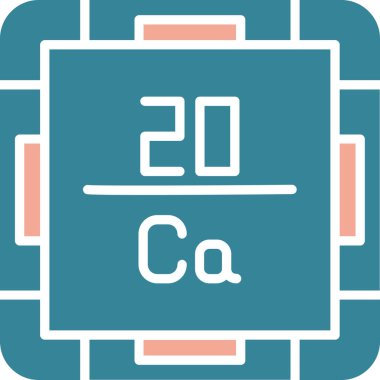 22 c simgesi, basit vektör illüstrasyonu