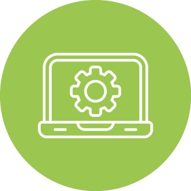 Modern simgenin vektör illüstrasyonu