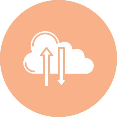 Bulutun vektör illüstrasyonu