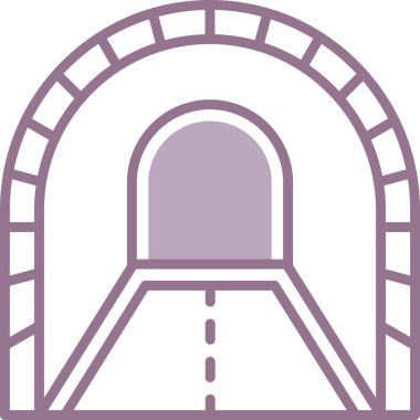 Bir bina simgesinin vektör illüstrasyonu