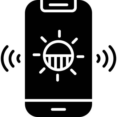 Kablosuz. Web simgesi basit illüstrasyon